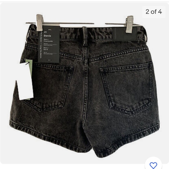 Frank and Oak Stevie Short in Black - Picture 2 of 6